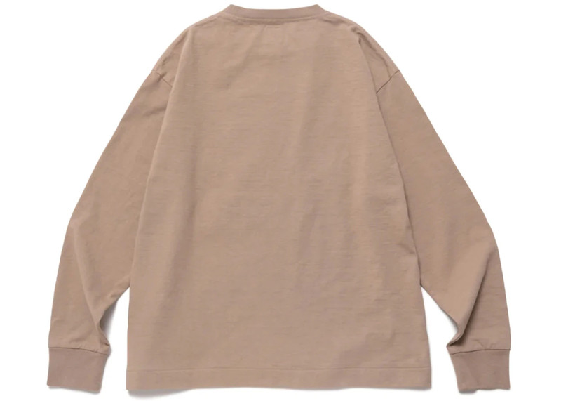 Human Made Human Made Heart L/S T-Shirt Beige outlook