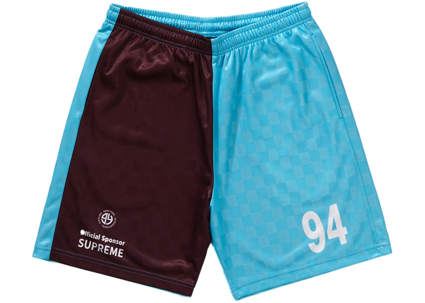 Supreme Split Soccer Short Burgundy - 1