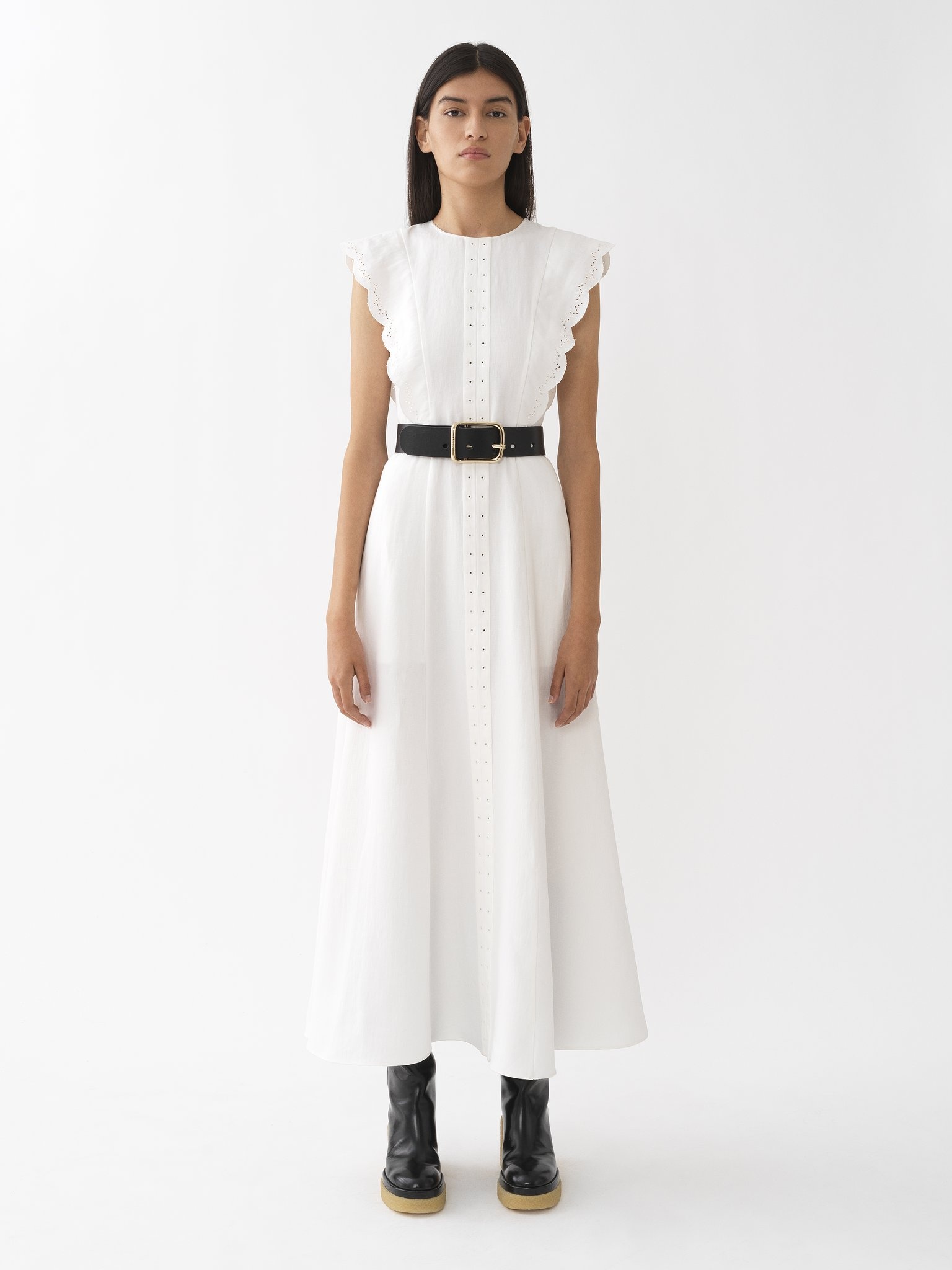 ANKLE-LENGTH FLARED DRESS - 2