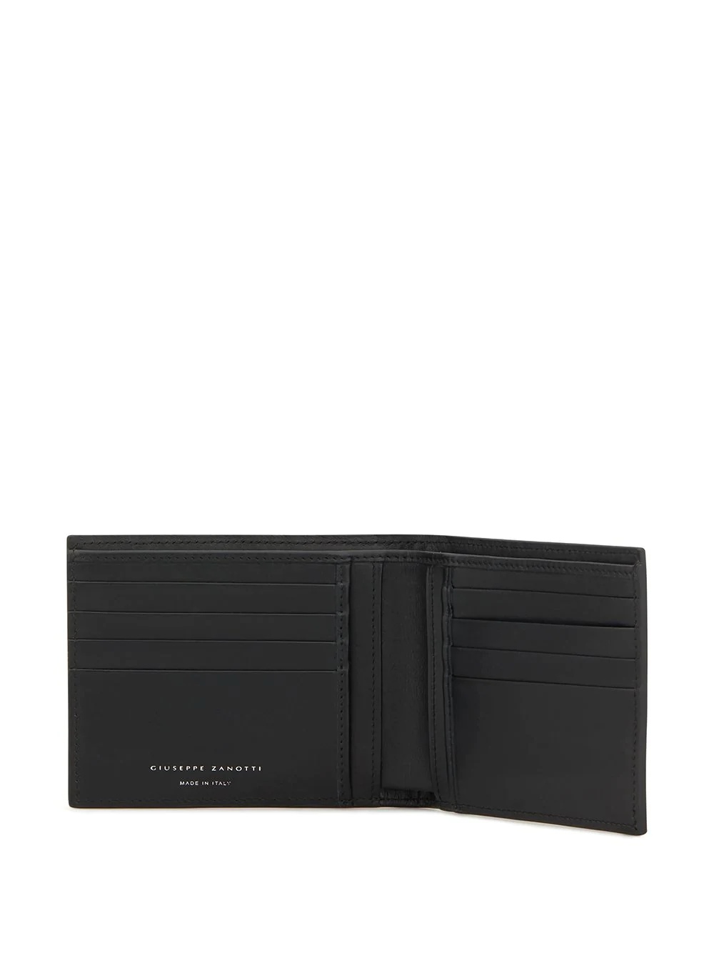 embossed crocodile-effect logo wallet - 4