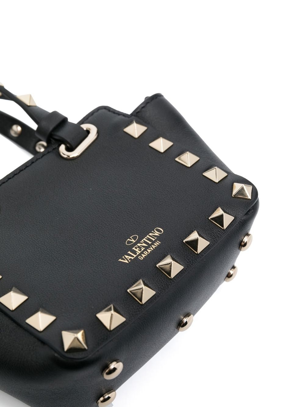 Rockstud leather mini bag - 4