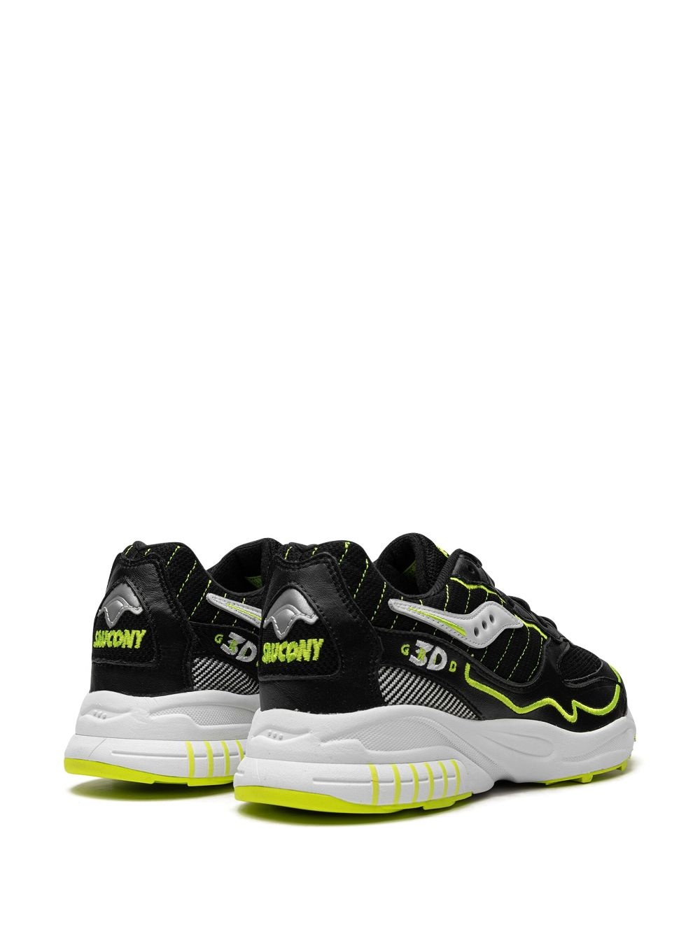 3D Grid Hurricane "Acid Yellow" sneakers - 3