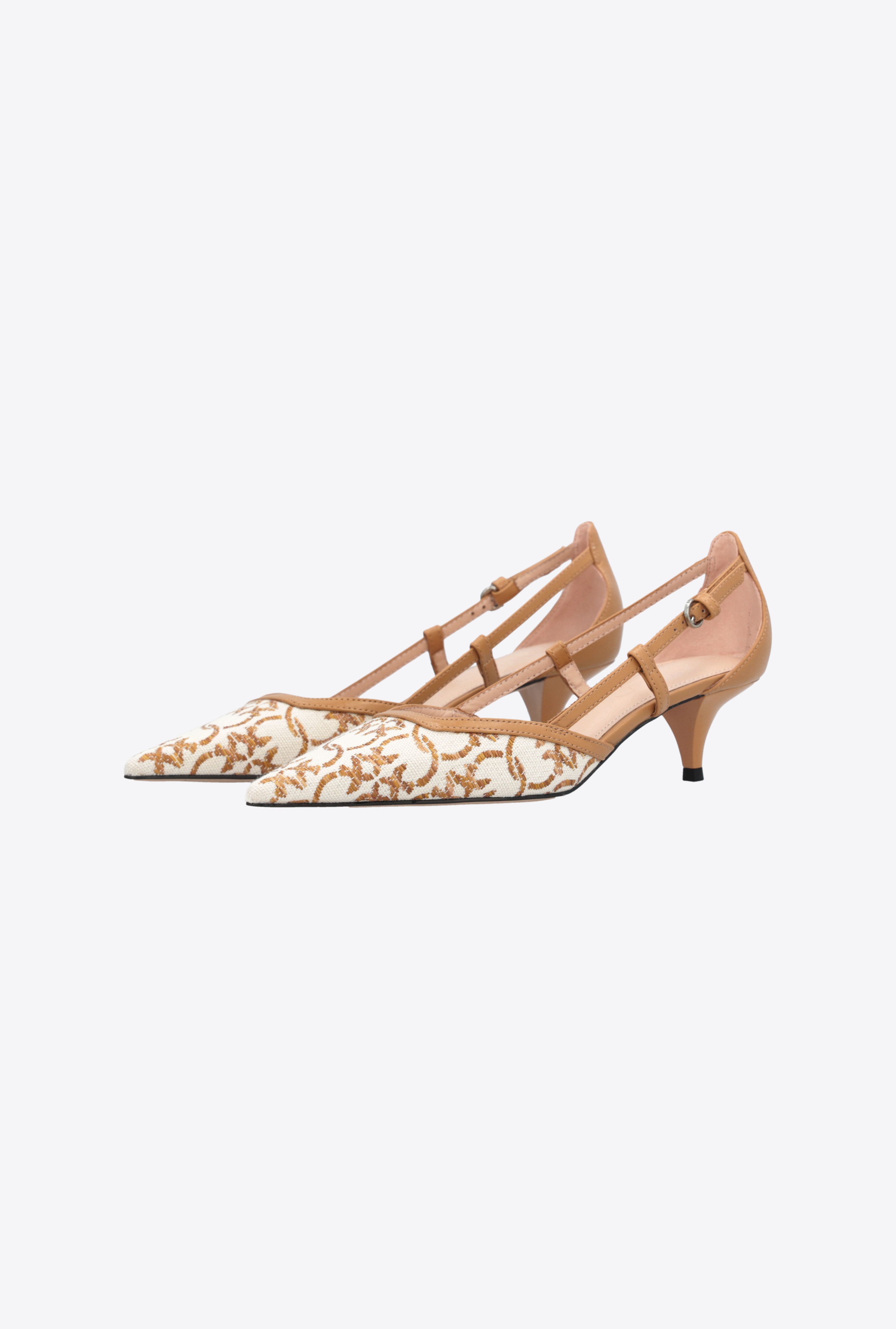 MONOGRAM JACQUARD PUMPS - 6