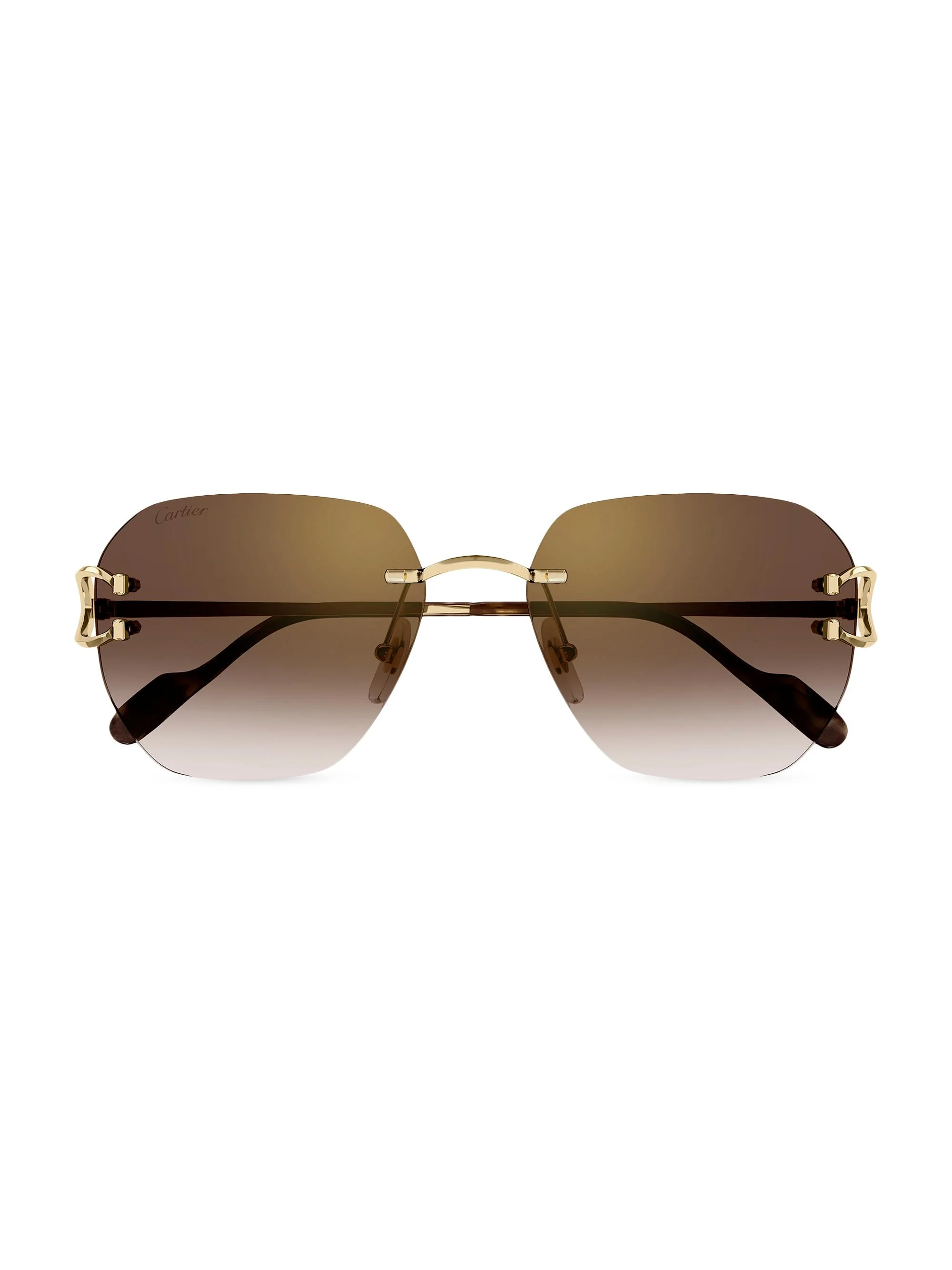 Women's C Décor 58MM Square Sunglasses - Gold Havana - 1