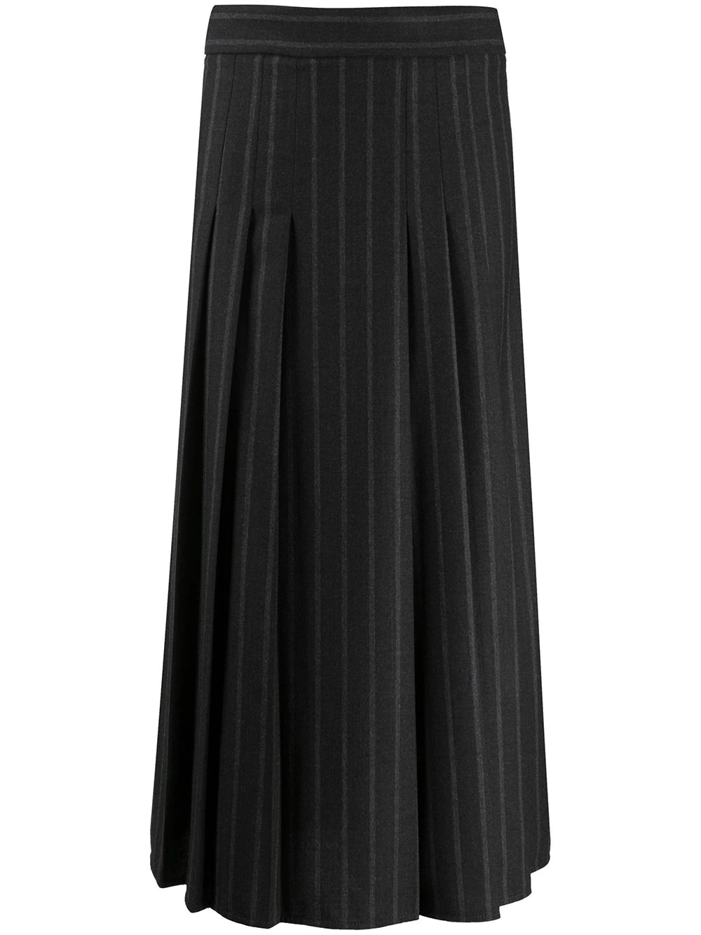 pleated high-waisted skirt - 1