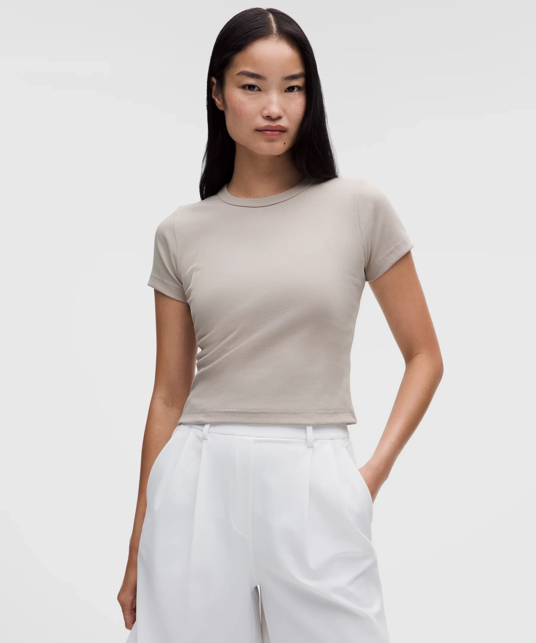 Little Ribbed Tee - 1