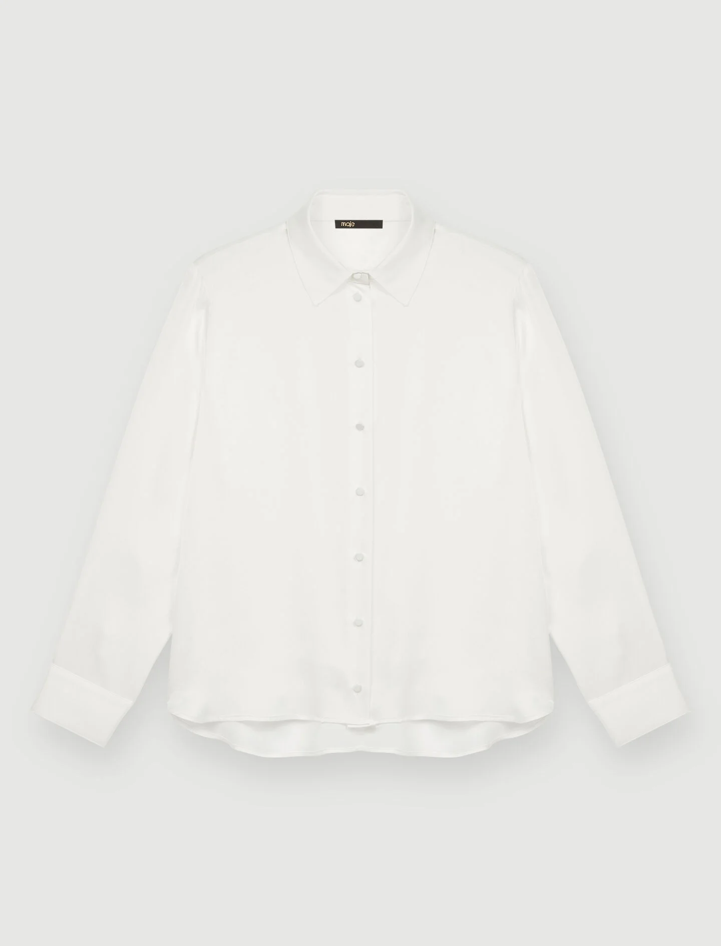 White silk shirt - 1