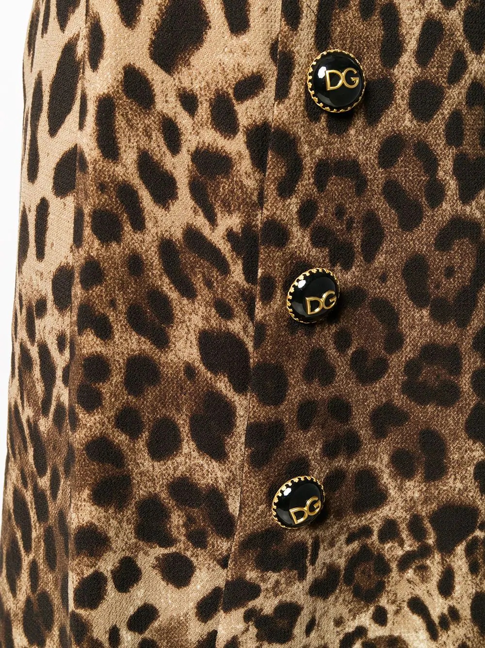 A-line leopard print skirt - 5