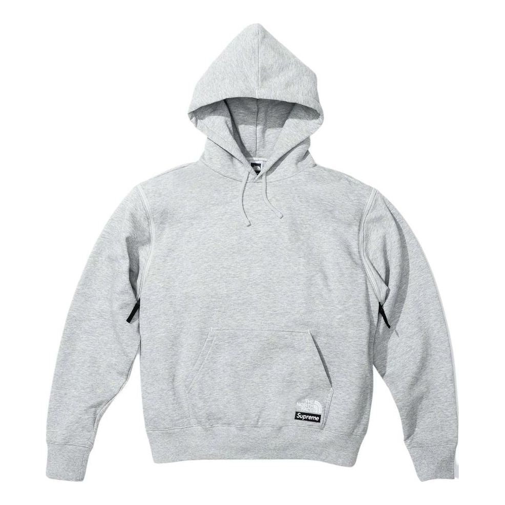 Supreme x The North Face Convertible Hooded Sweatshirt 'Grey' SUP-SS23-075 - 1