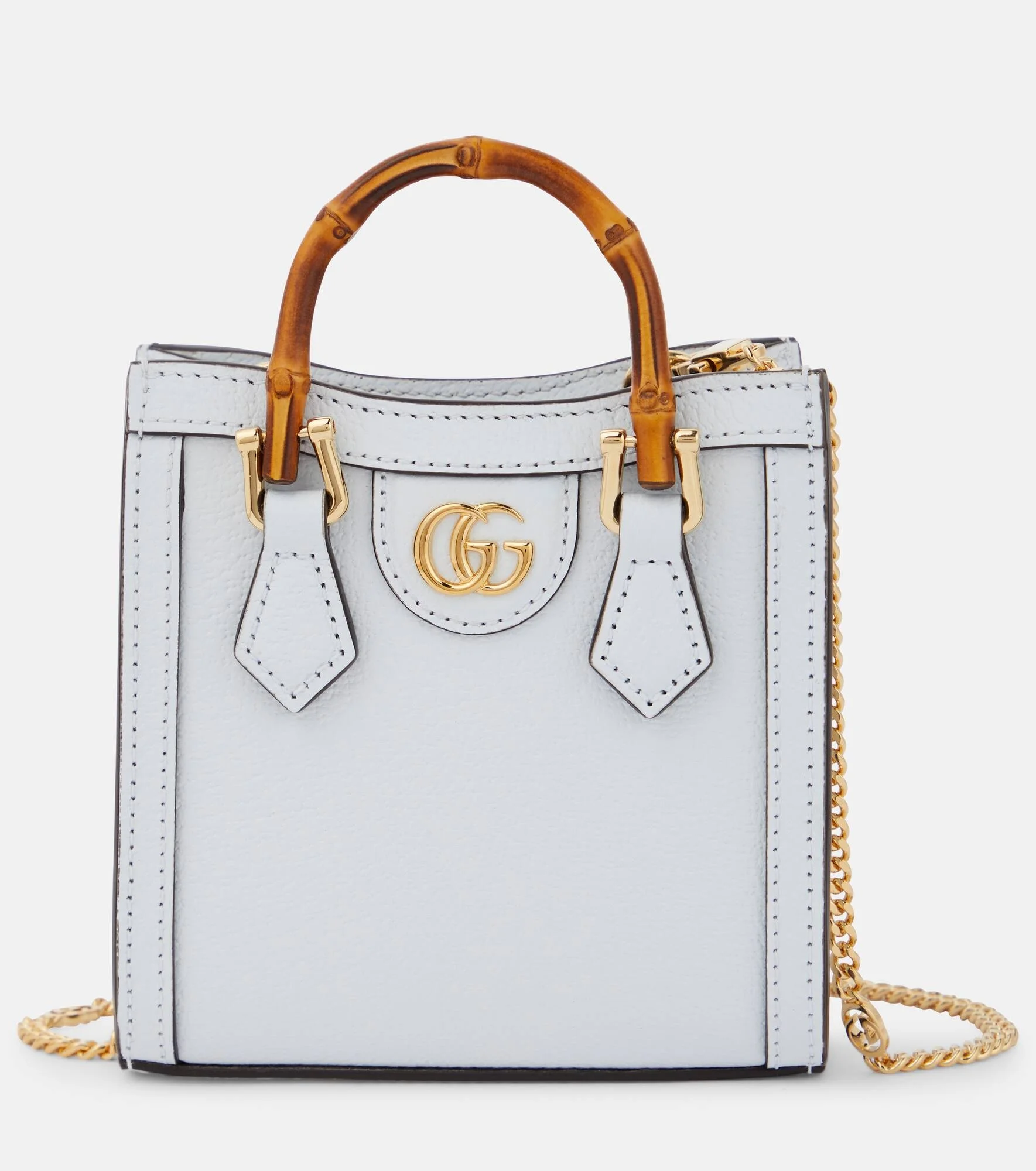 Diana Mini leather tote bag - 1