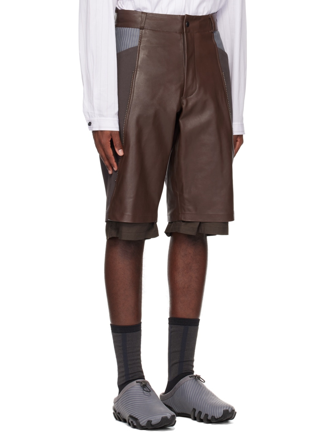 Brown Kiko Kostadinov Edition Inayat Shorts - 2