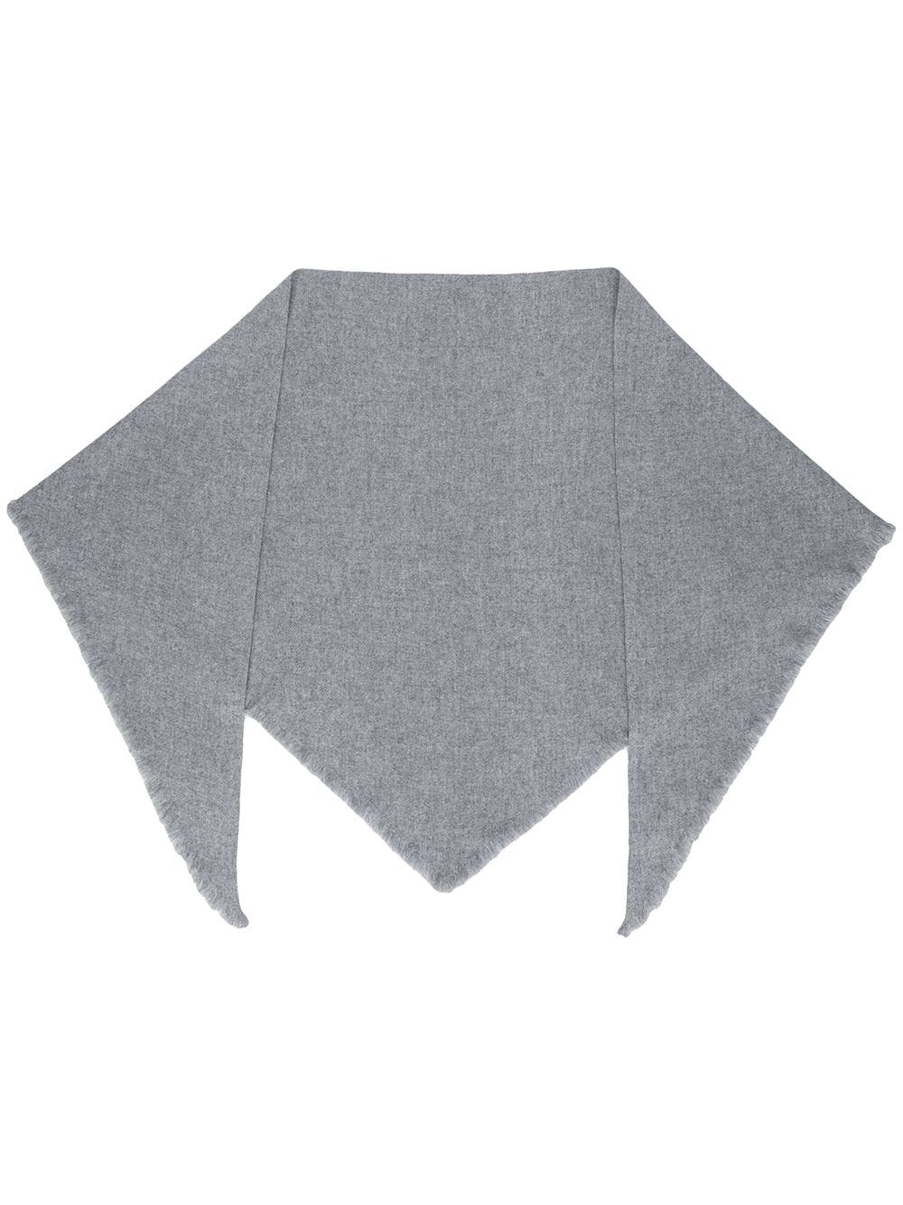 frayed cashmere shawl - 1