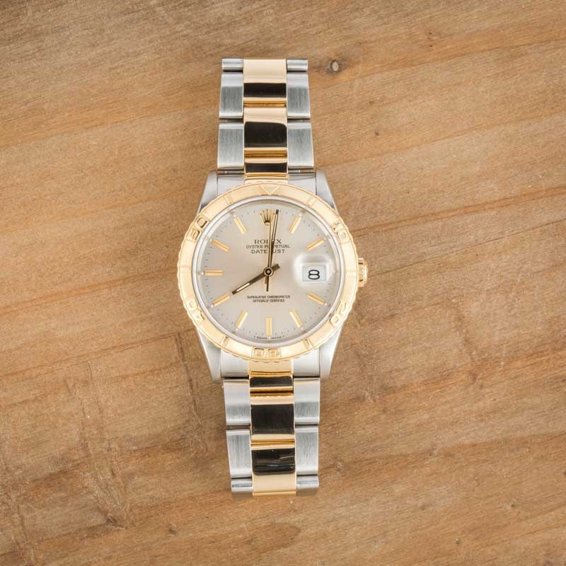 Pre-Owned Rolex Thunderbird Datejust 16263 Turn-o-Graph Bezel - 6