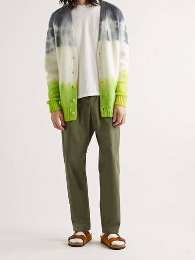 The Elder Statesman Tie-Dyed Cashmere and Mohair-Blend Cardigan outlook