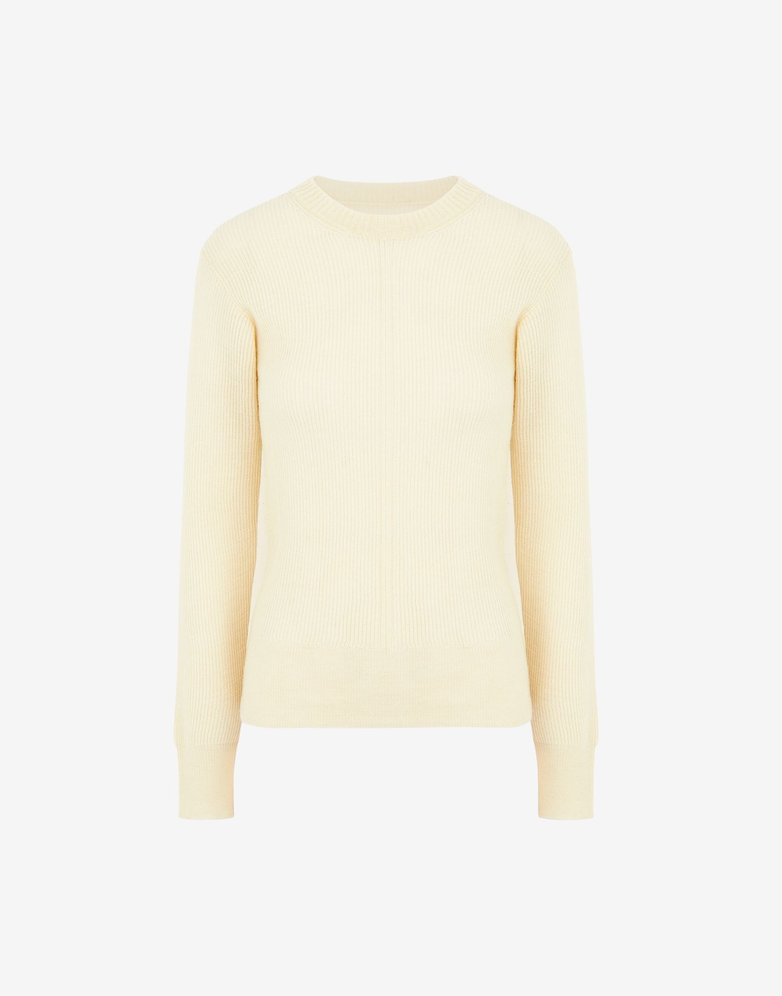 Wool-blend crewneck sweater - 1