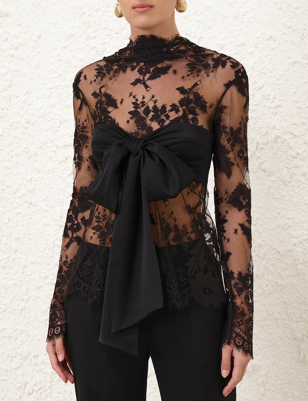 ILLUSTRATION LACE BOW BODICE - 2