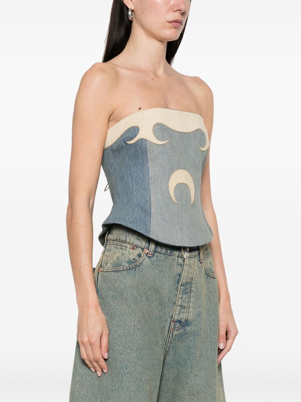Regenerated denim top - 3