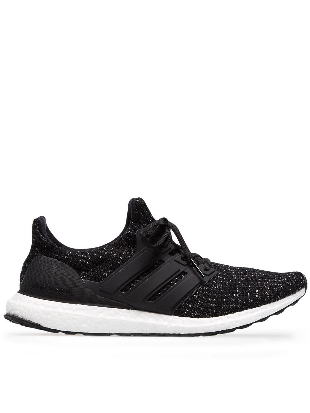 black and white Ultraboost low top sneakers - 1