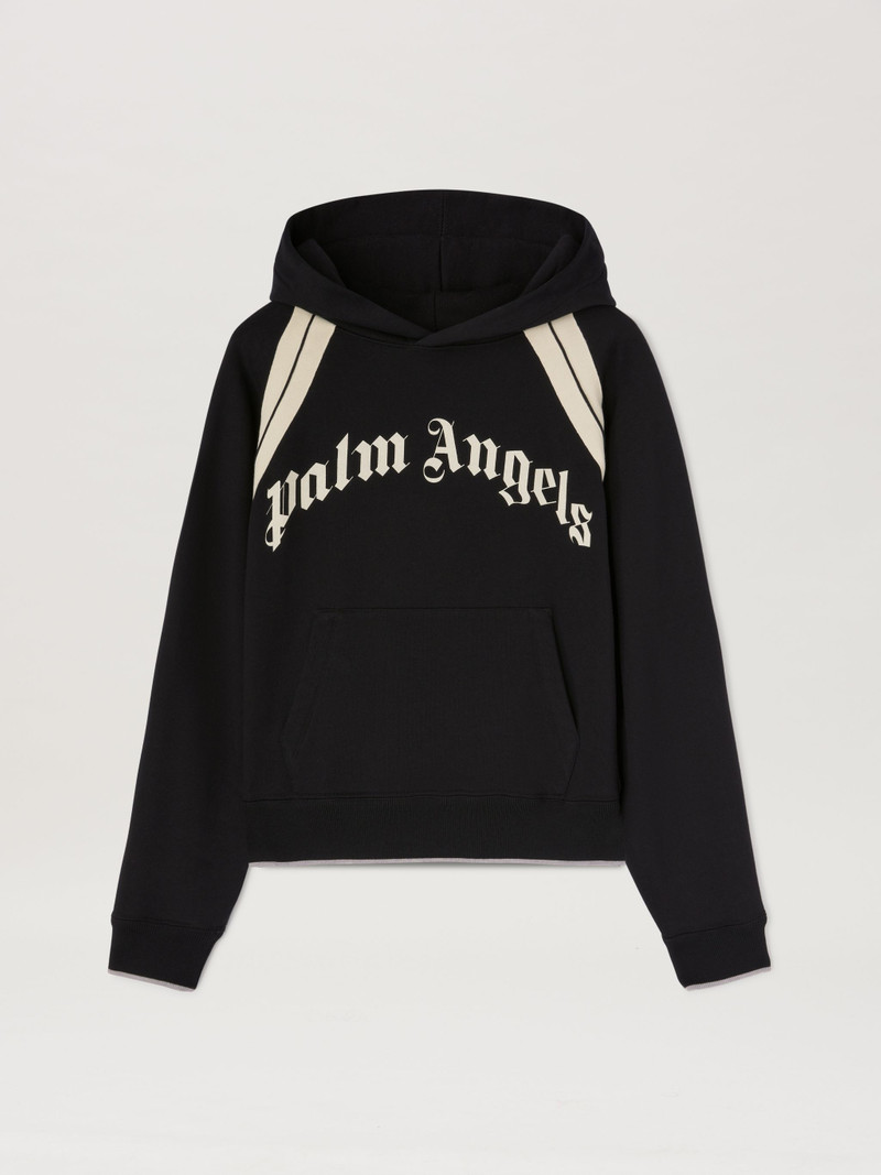 Curved Logo Track hoodie - 1