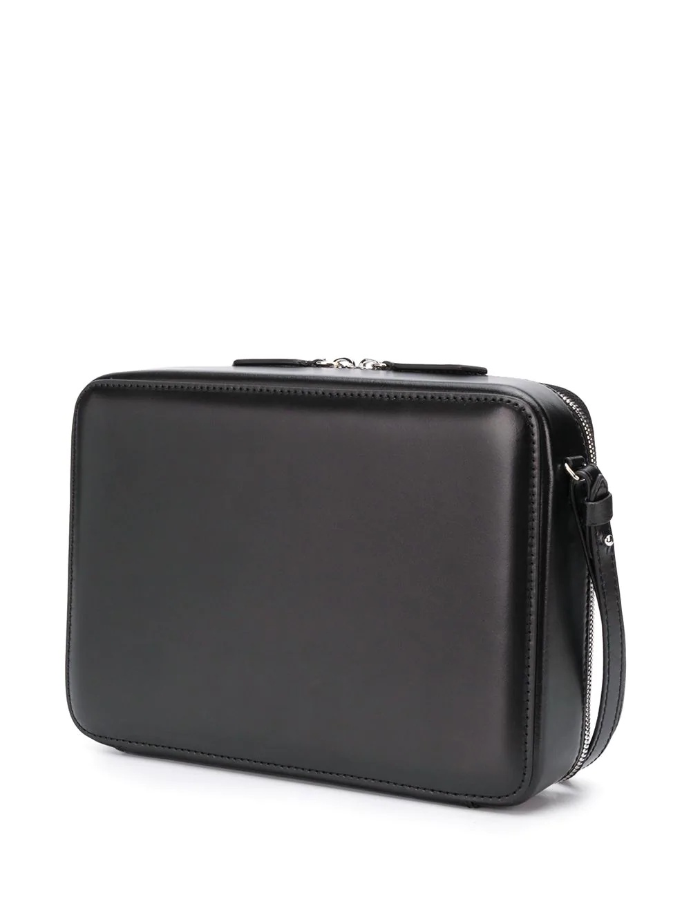 logo leather clutch  - 3