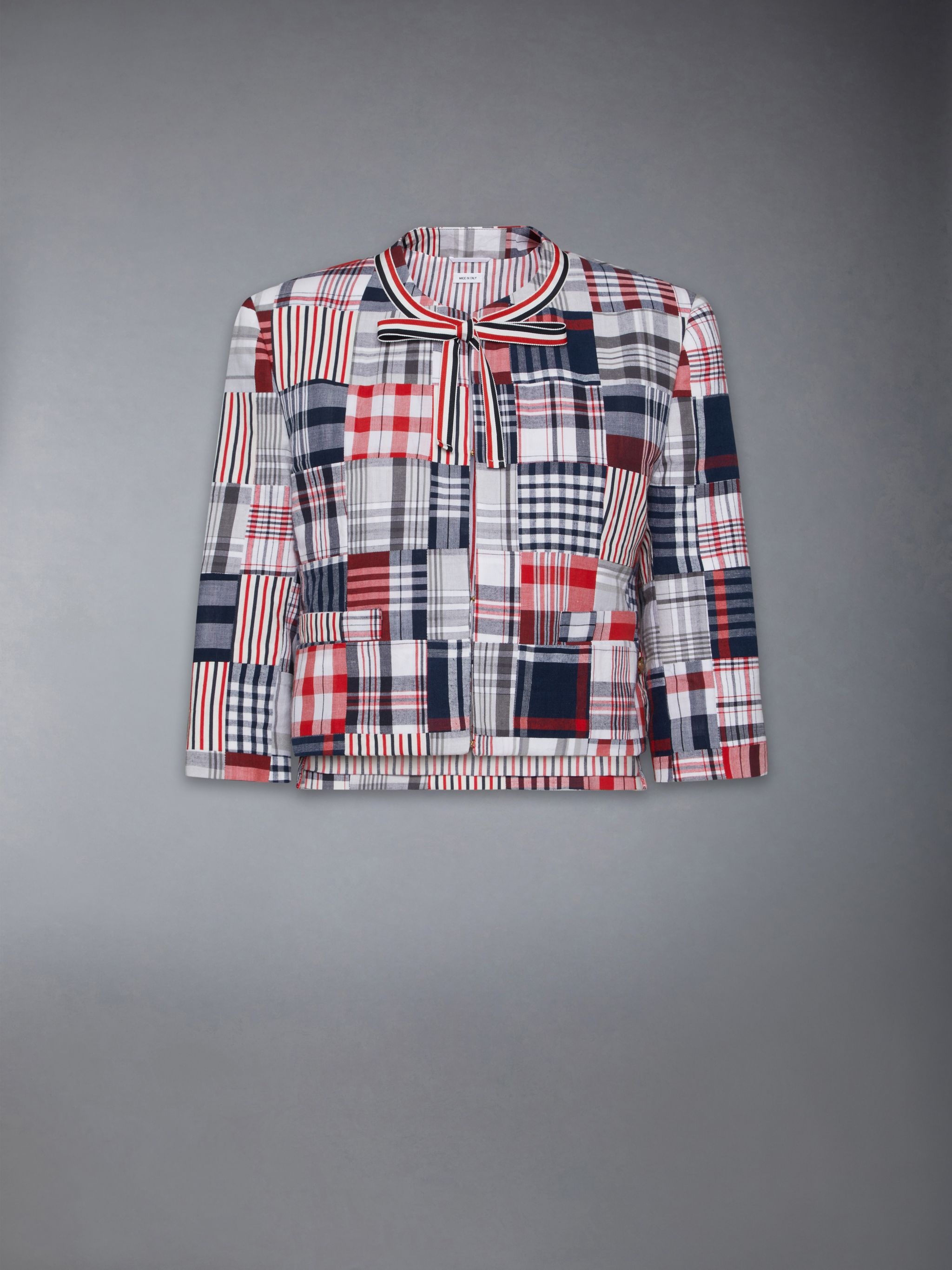 PATCHWORK BOW JACKET - 6