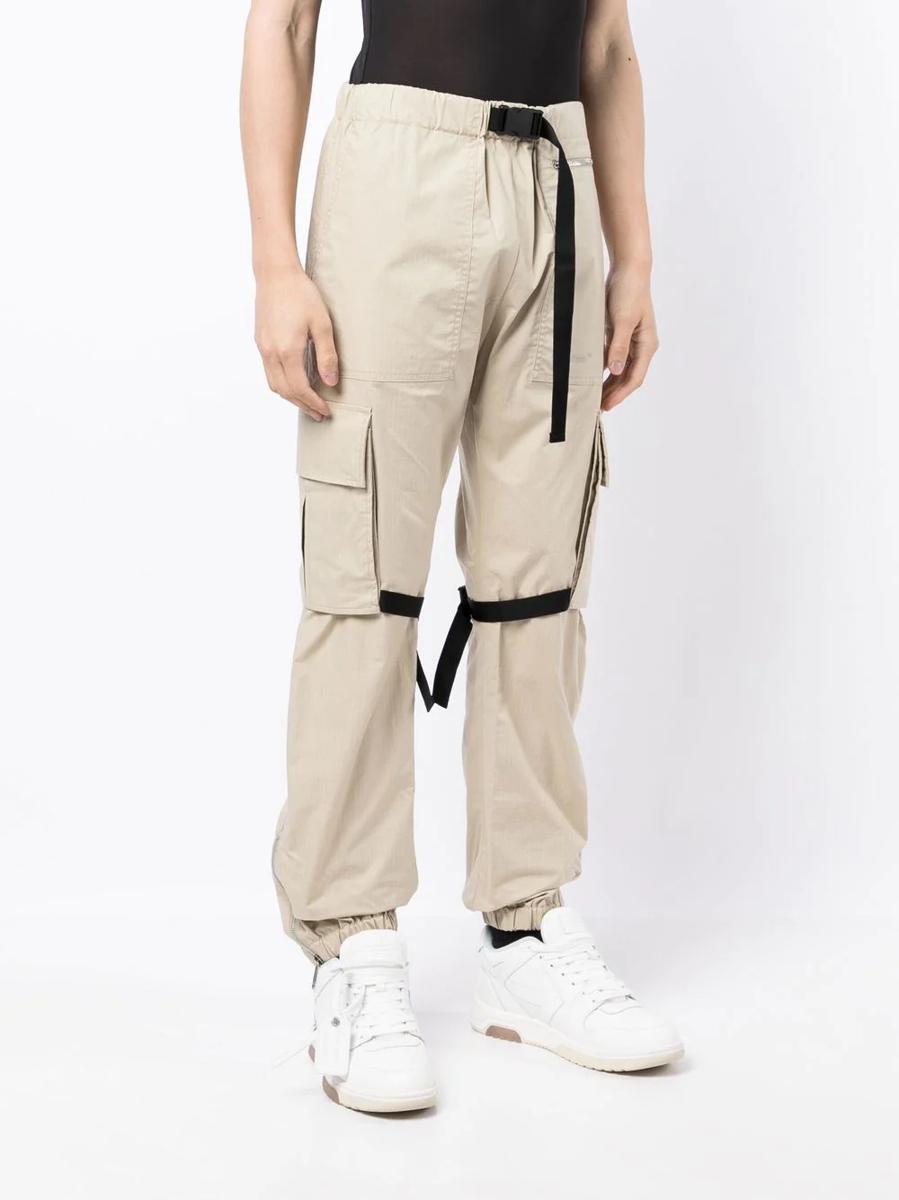 Diag-stripe cargo trousers - 3