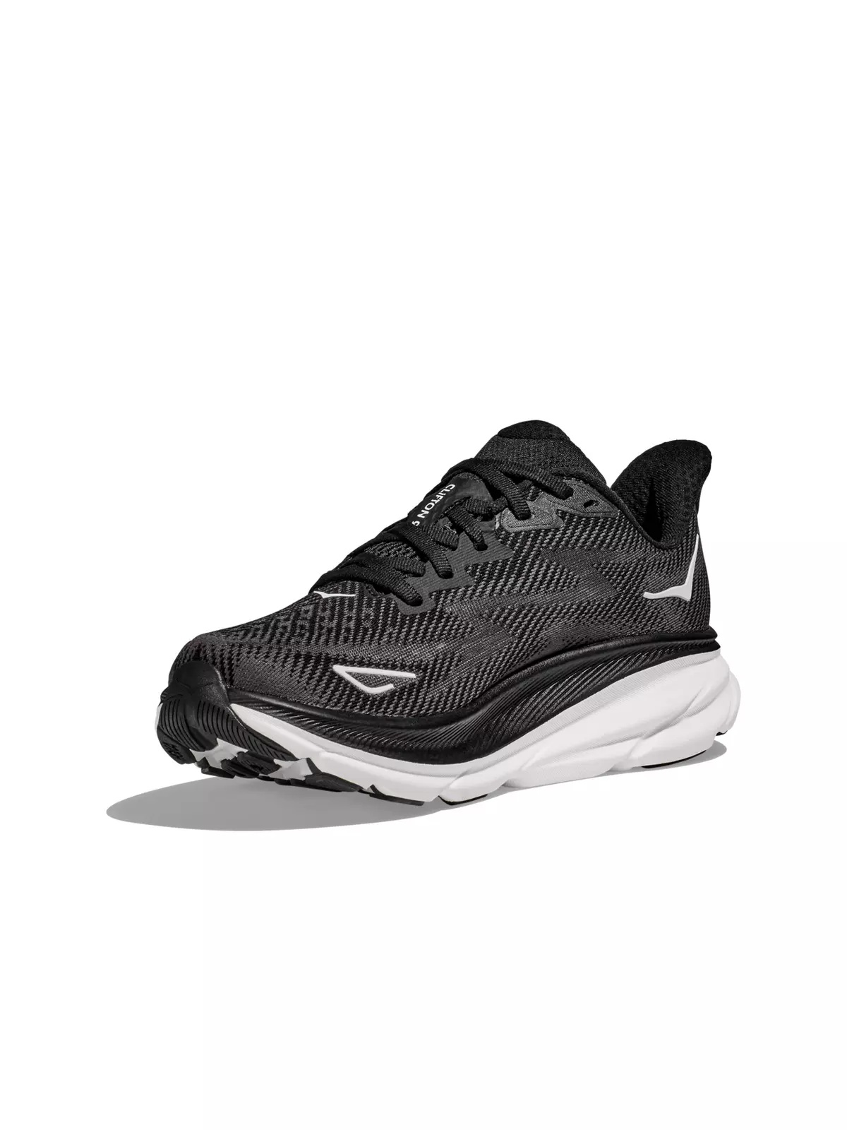 Clifton 9 "Black/White" Women's Running Shoe - 4