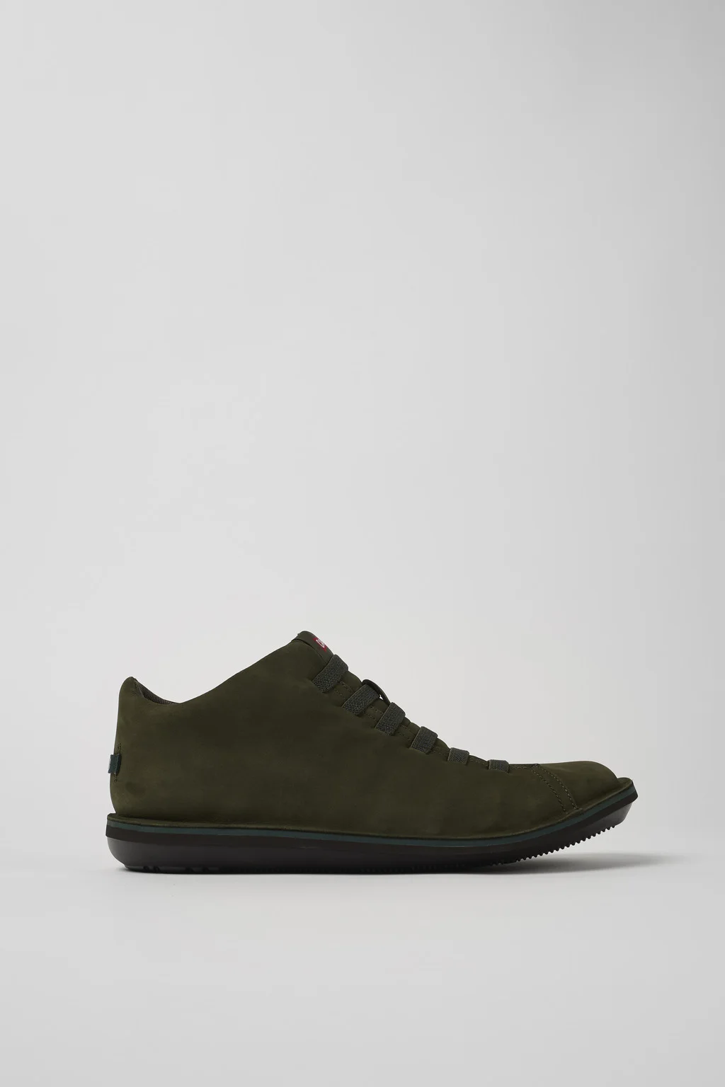Beetle Green nubuck sneakers - 1