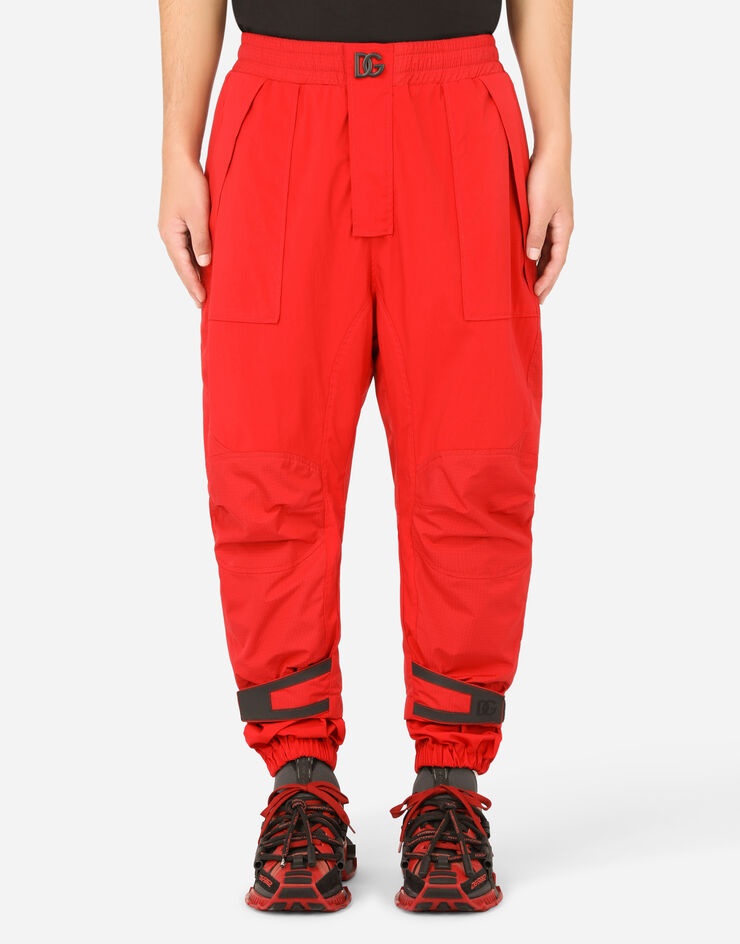Nylon jogging pants with patch - 2
