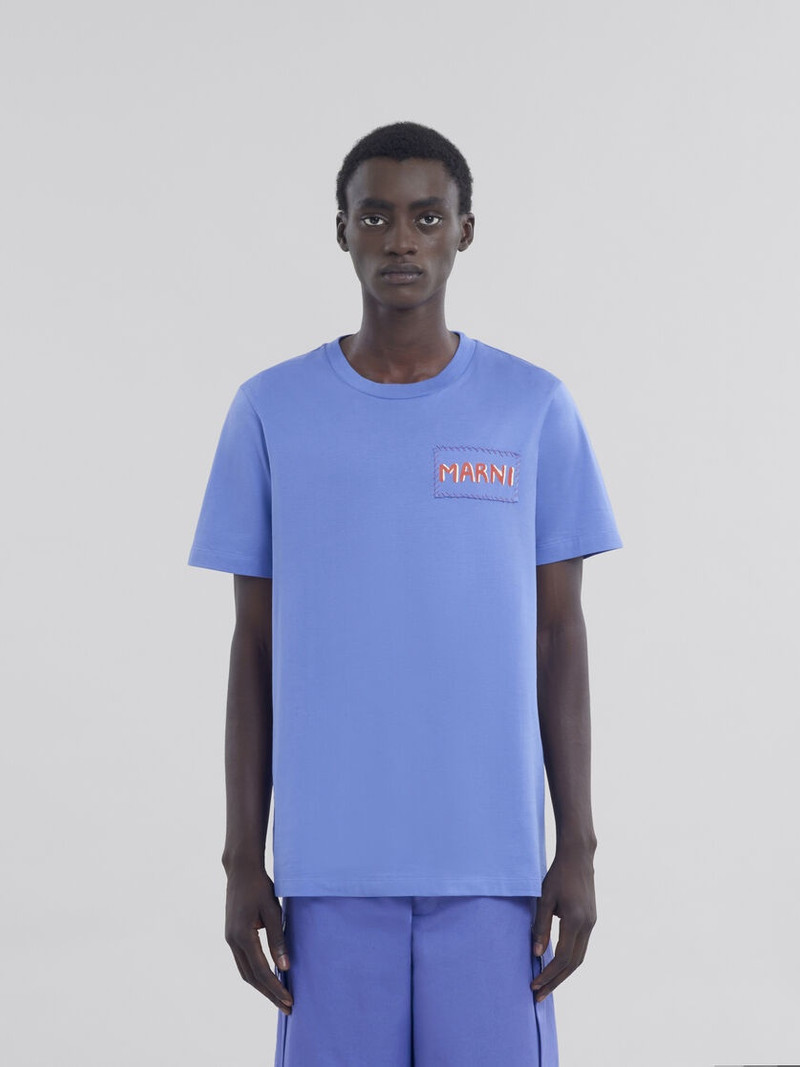 Marni INDIGO CREW NECK T-SHIRT outlook
