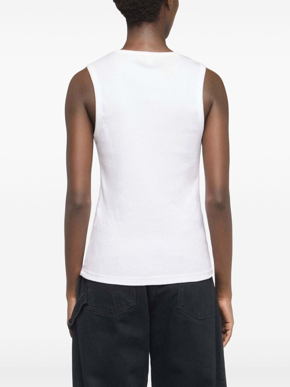 Anchor-embroidered top - 4