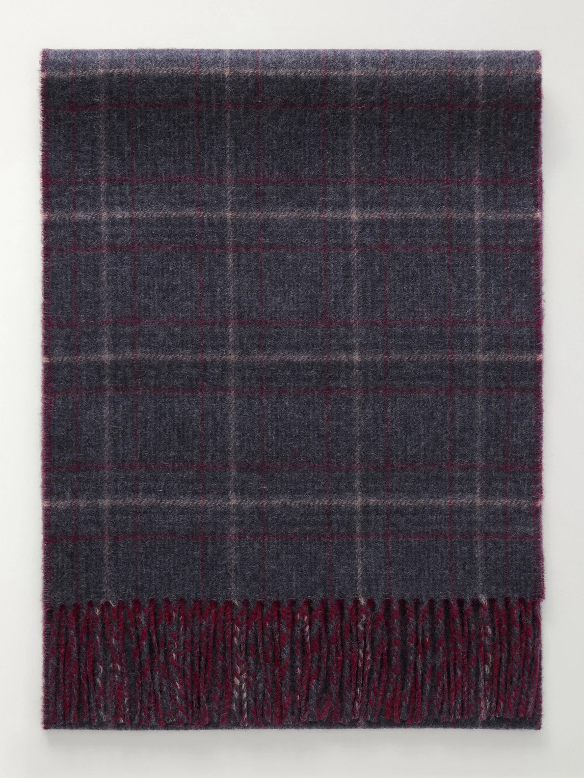 Urquhart Checked Cashmere Scarf - 1
