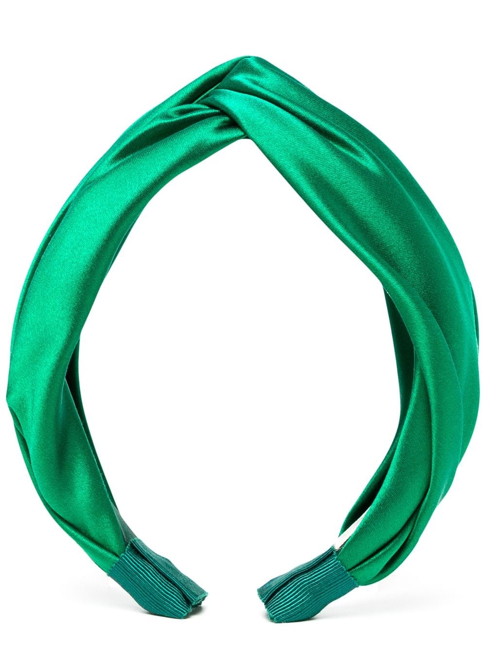 ruched silk hairband - 1