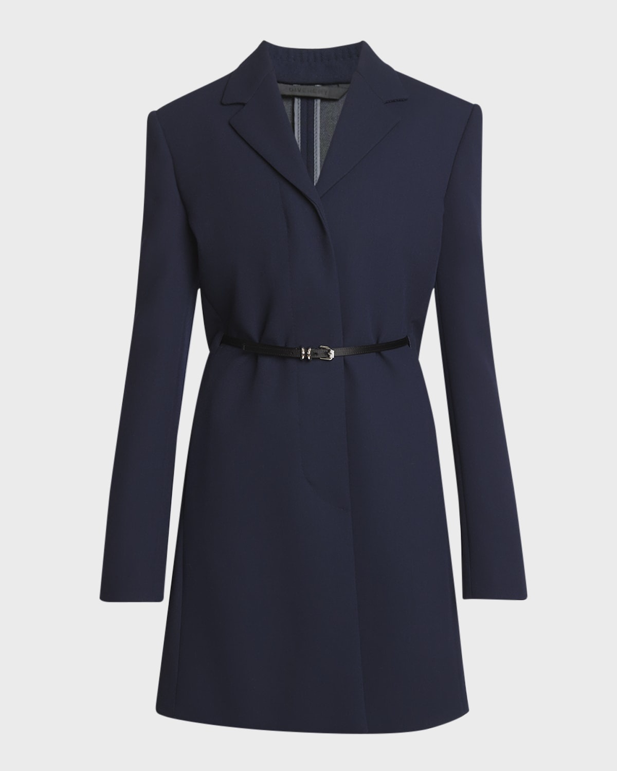 Belted Virgin Wool Coat - 1