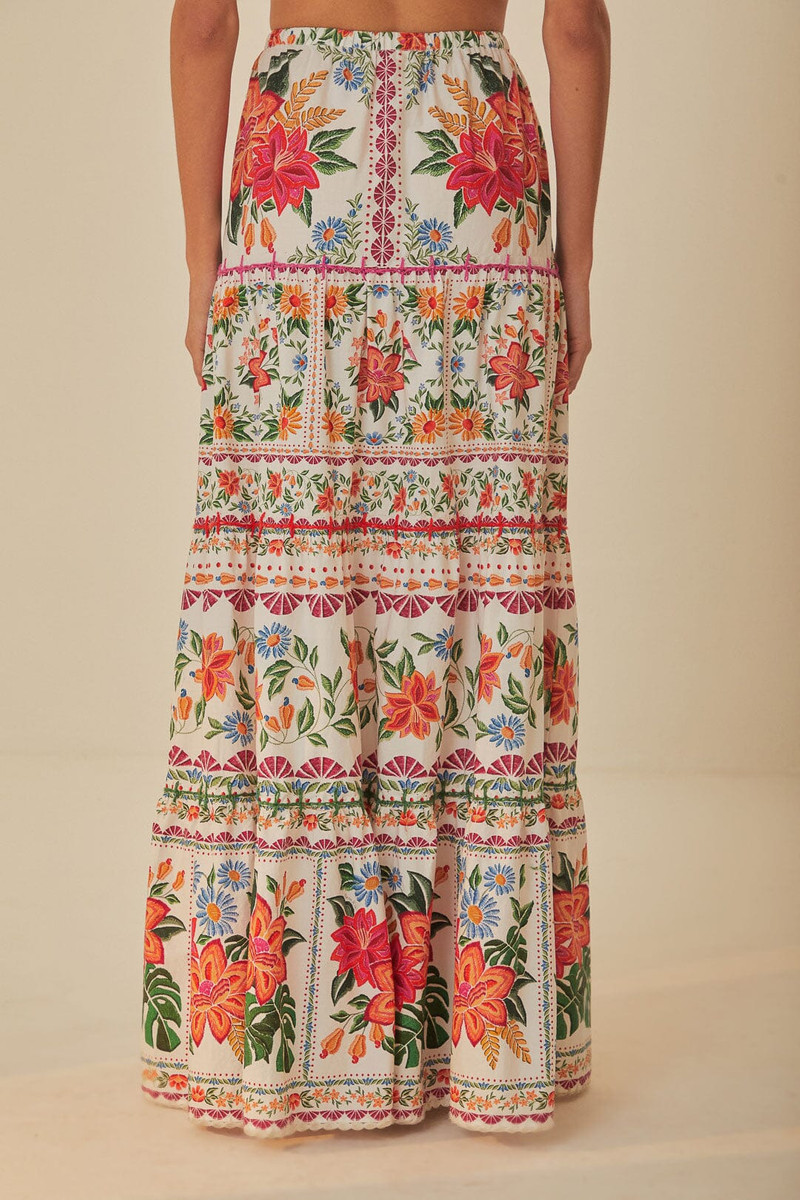 Off-White Bloom Garden Maxi Skirt 4