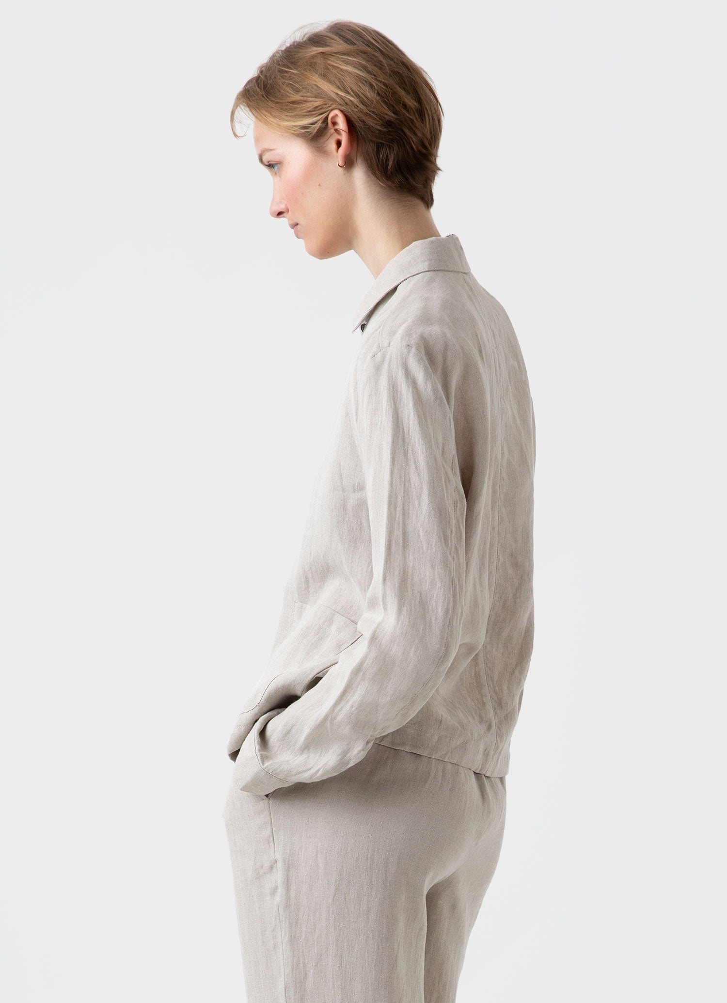 Linen Twin Pocket Jacket - 4