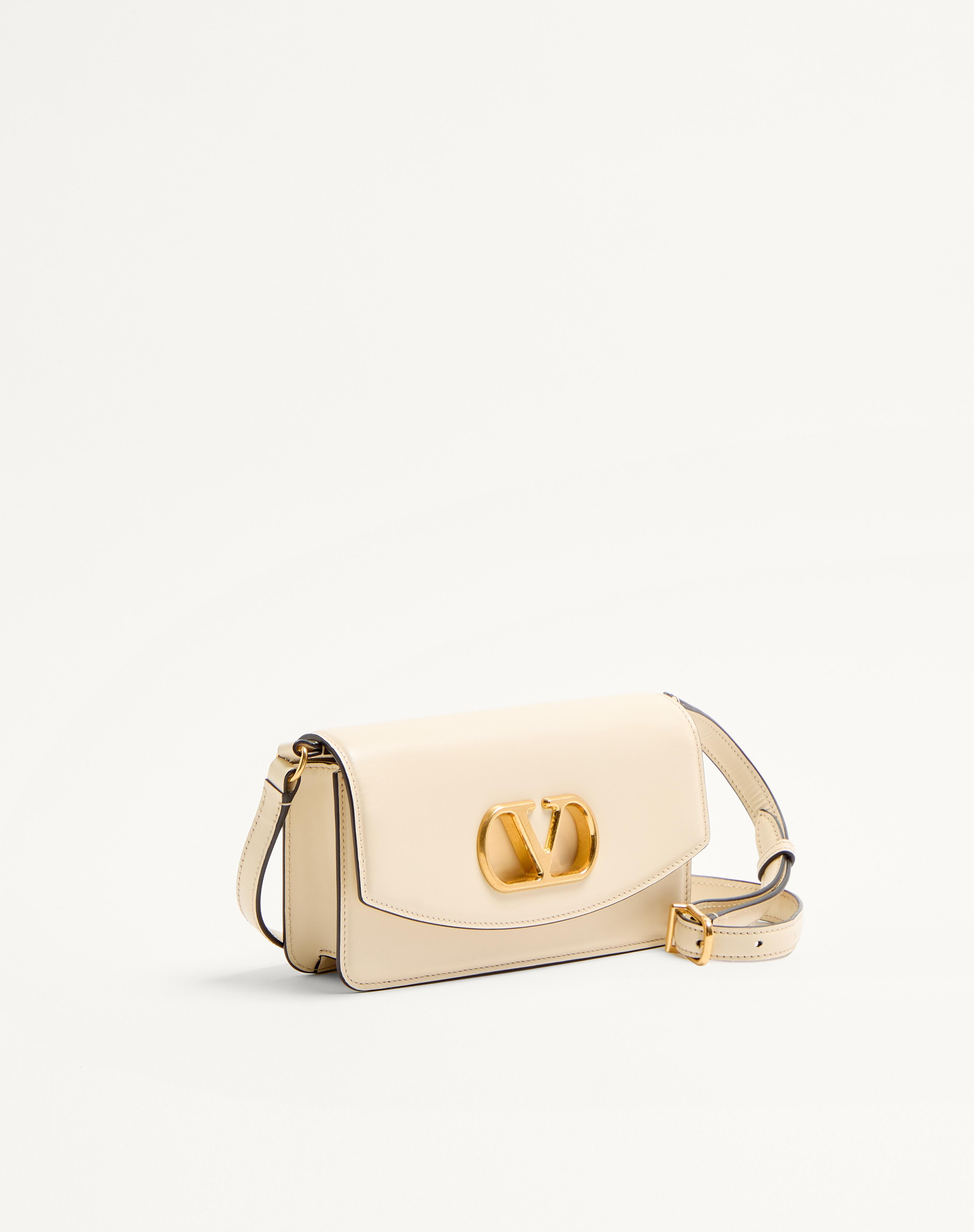 VALENTINO GARAVANI VAIN CLUTCH BAG IN SHINY CALFSKIN - 3
