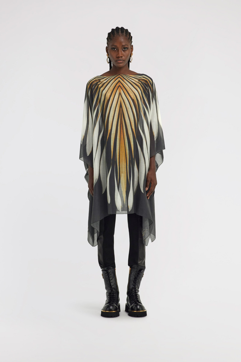 Ray of Gold print Kaftan 3