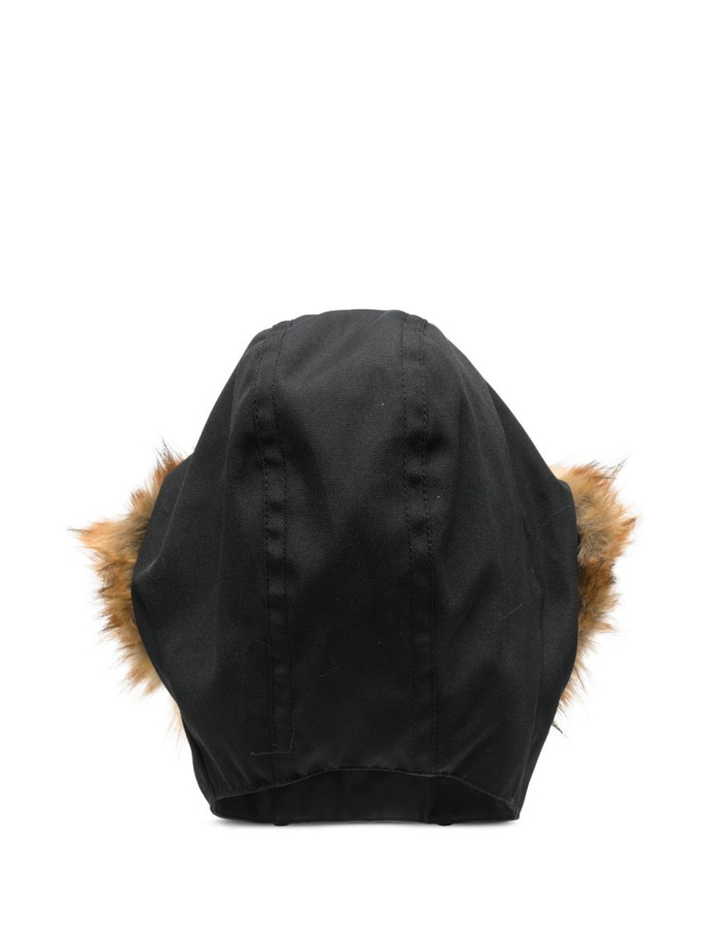 Martine Rose fur-trim hat outlook