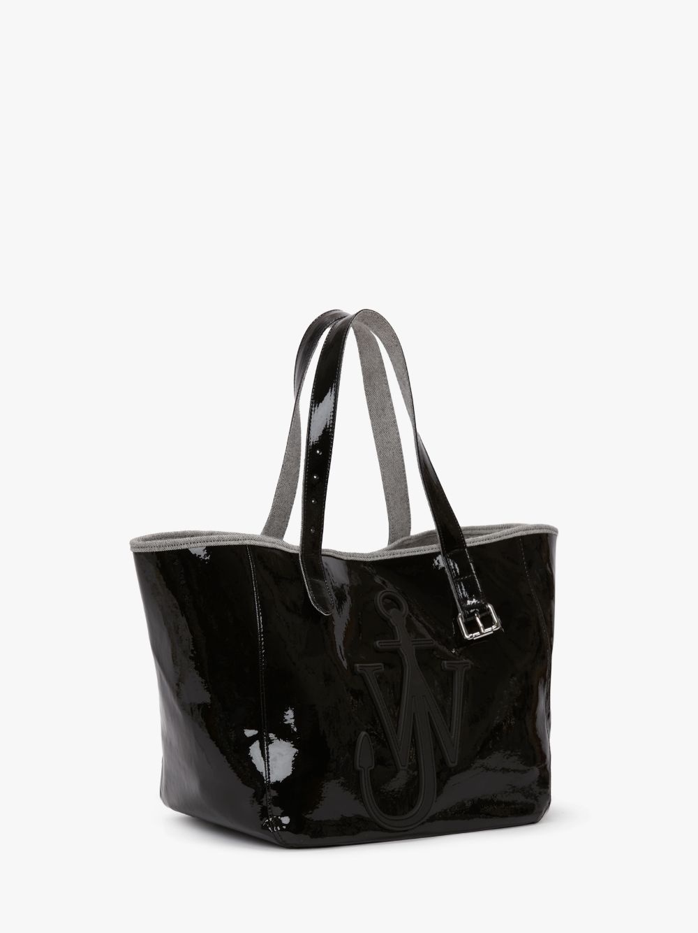 BELT TOTE - COATED DENIM TOTE BAG - 2