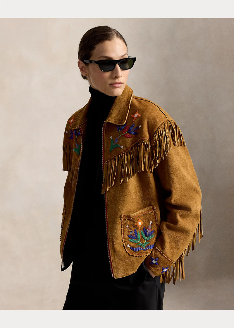 PRL x TÓPA Standing Sage Fringe Jacket 12