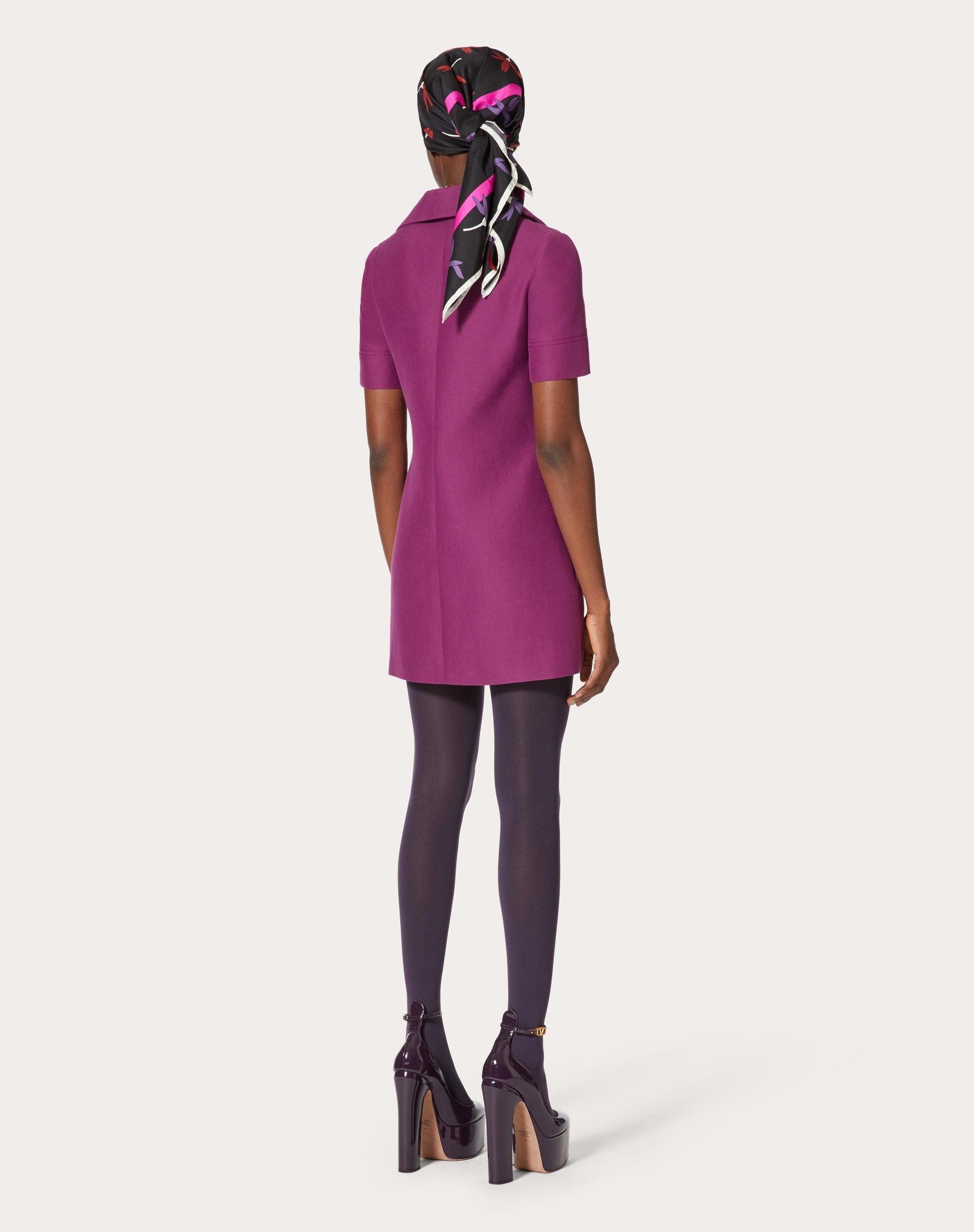 CREPE COUTURE COTTON DRESS - 4