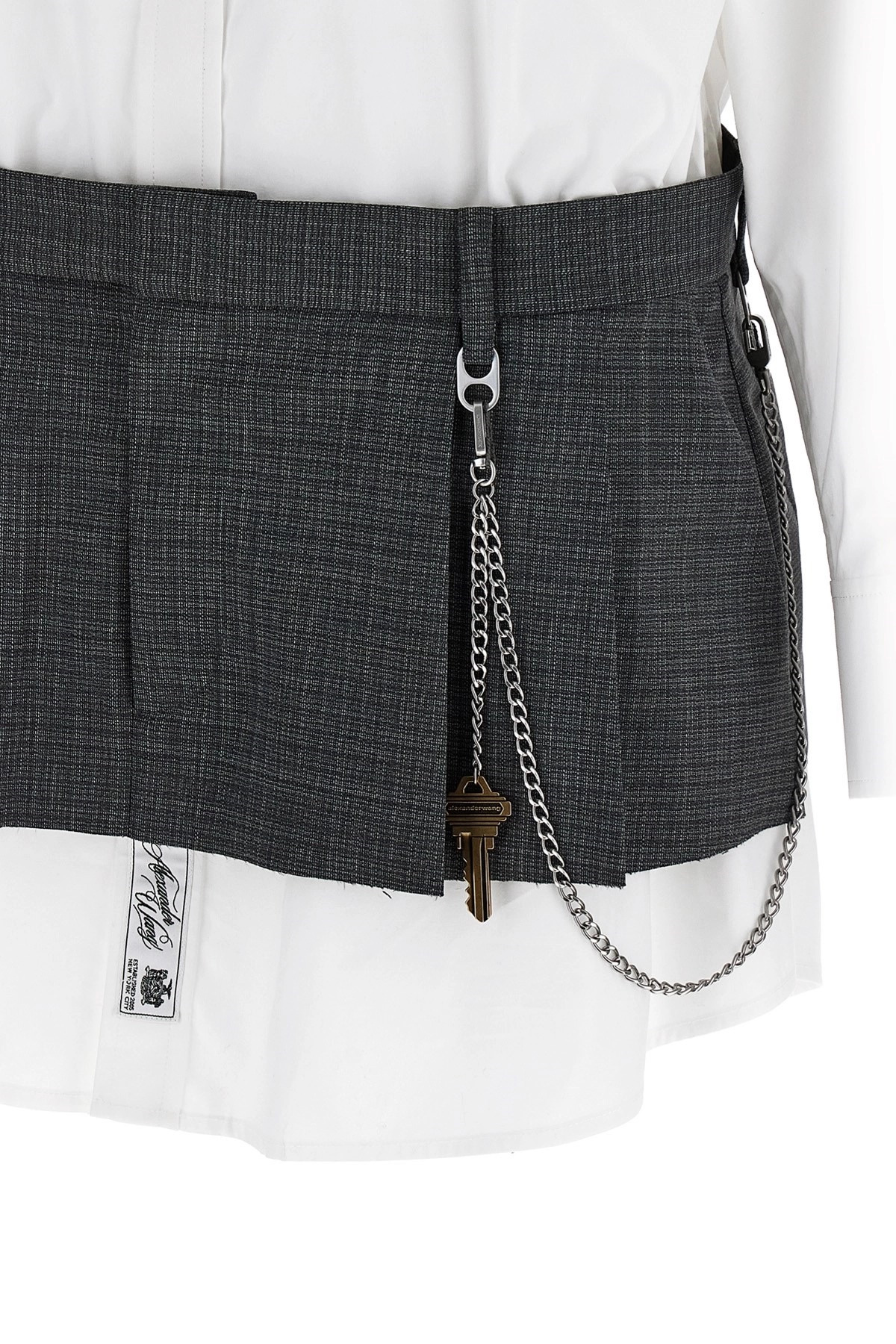 'Pre-Styled Shirt Dress W Chain' dress - 6