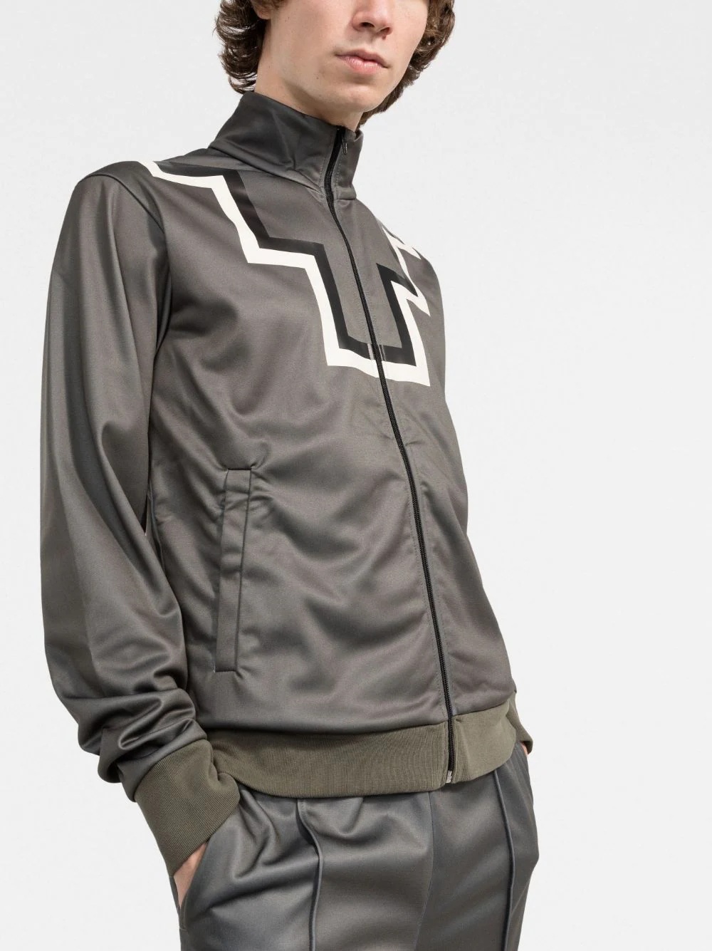 cross slim track jacket - 3