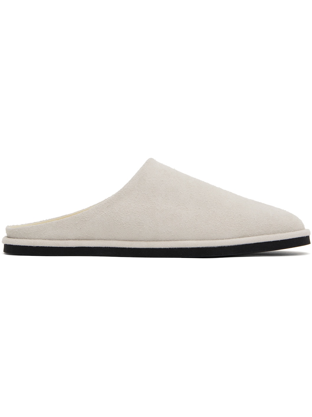 Off-White Leather Mules - 1