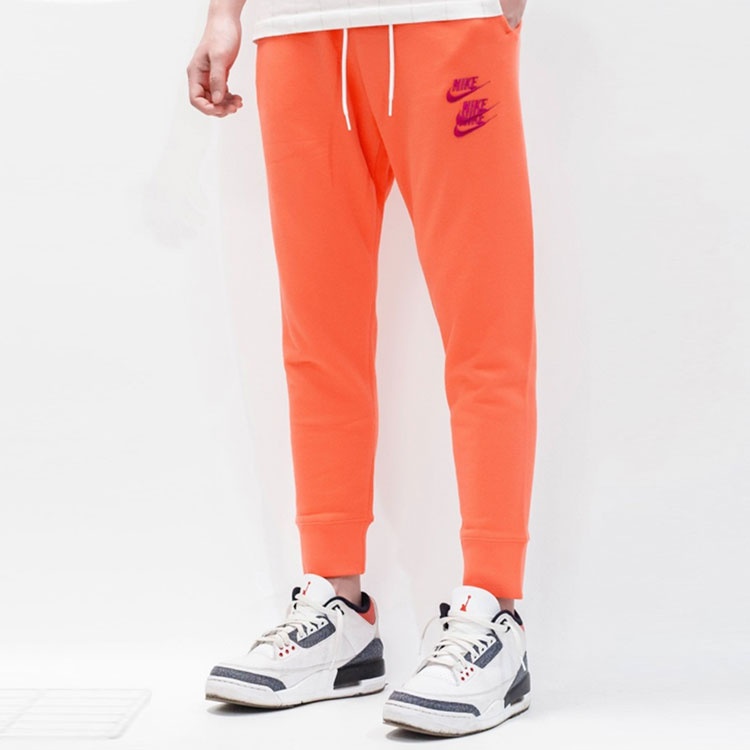 Men's Nike Casual Small Orange Sports Pants/Trousers/Joggers DD0885-842 - 6