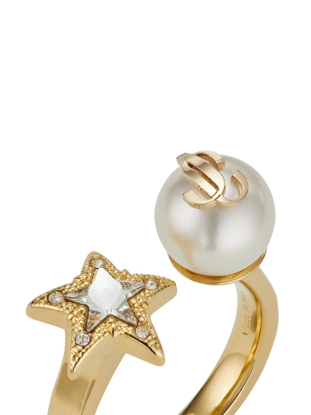 debossed-logo adjustable ring - 3