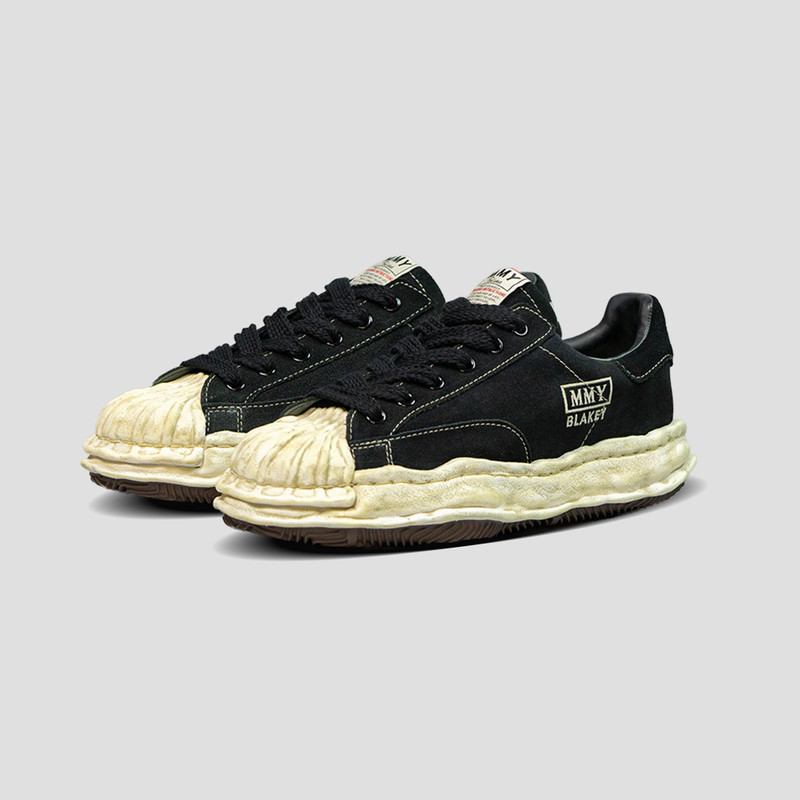Maison MIHARAYASUHIRO BLAKEY OG SOLE SUEDE LOW-TOP SNEAKERS outlook