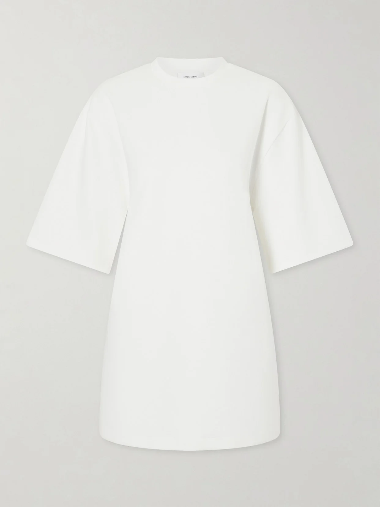 Cut-out Cotton-blend Jersey Mini Dress - 1