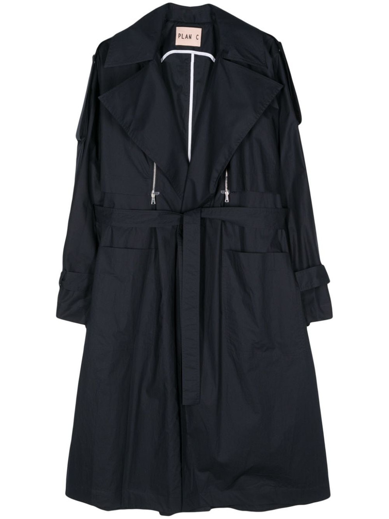 detachable-sleeves trench coat 1